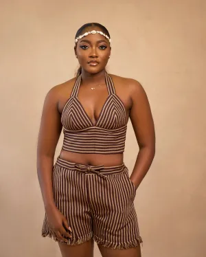 Aso-Oke Bralette and Short