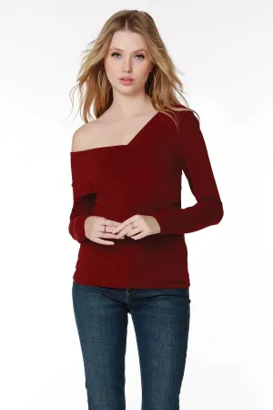 bobi Pinot Asymmetric Wrap Top