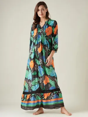 Butterfly hues soft flow nightdress (Final Sale)