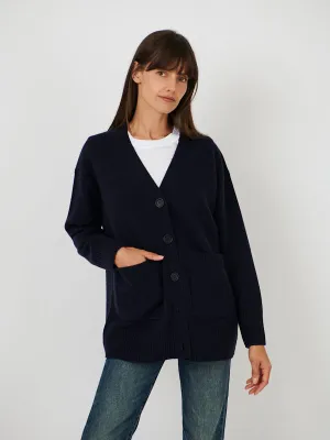 Comfort Cardigan in Navy