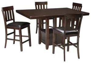 Haddigan Signature Design Counter Height 5-Piece Dining Room Set