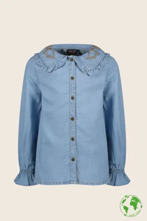 LikeFLO Denim Blouse Camilla