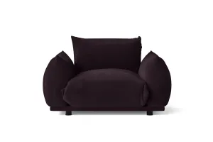 Minneapolis Armchair Purple Velvet