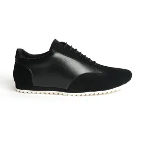 Monkstory Black Dual-Tone Smart Sneakers