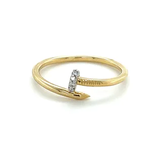 Nail Diamond Ring