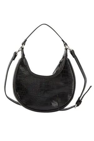 Nanett Croco bag - Black