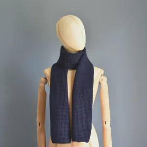 Oban Lambswool Scarf | Navy