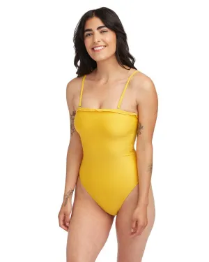 Penelope Frill One Piece Swimsuit - Saffron