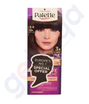 SCHWARZKOPF PALETTE HAIR COLOR - DARK BROWN PERMANENT