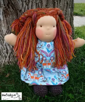 Sewfunky Waldorf Inspired Natural Doll