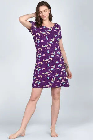 Spaced Out Unicorn Short Dress