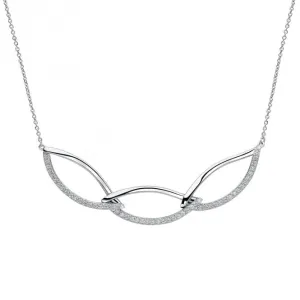 Sterling Silver Platinum Necklace N4570C