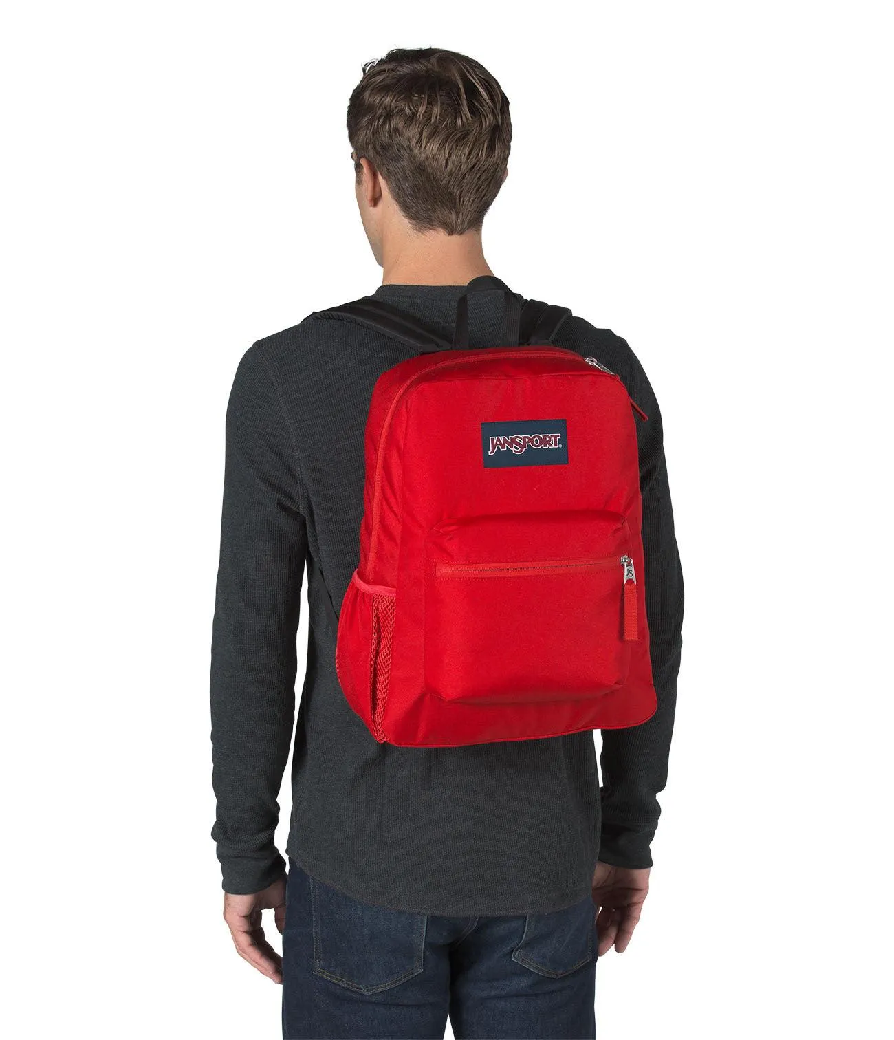 ■ JanSport Cross Town Backpack - Red Tape