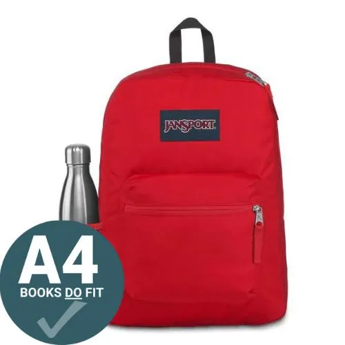 ■ JanSport Cross Town Backpack - Red Tape