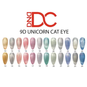 000 DC 0.6oz Unicorn 9D Cat Eye Collection, Color List Note