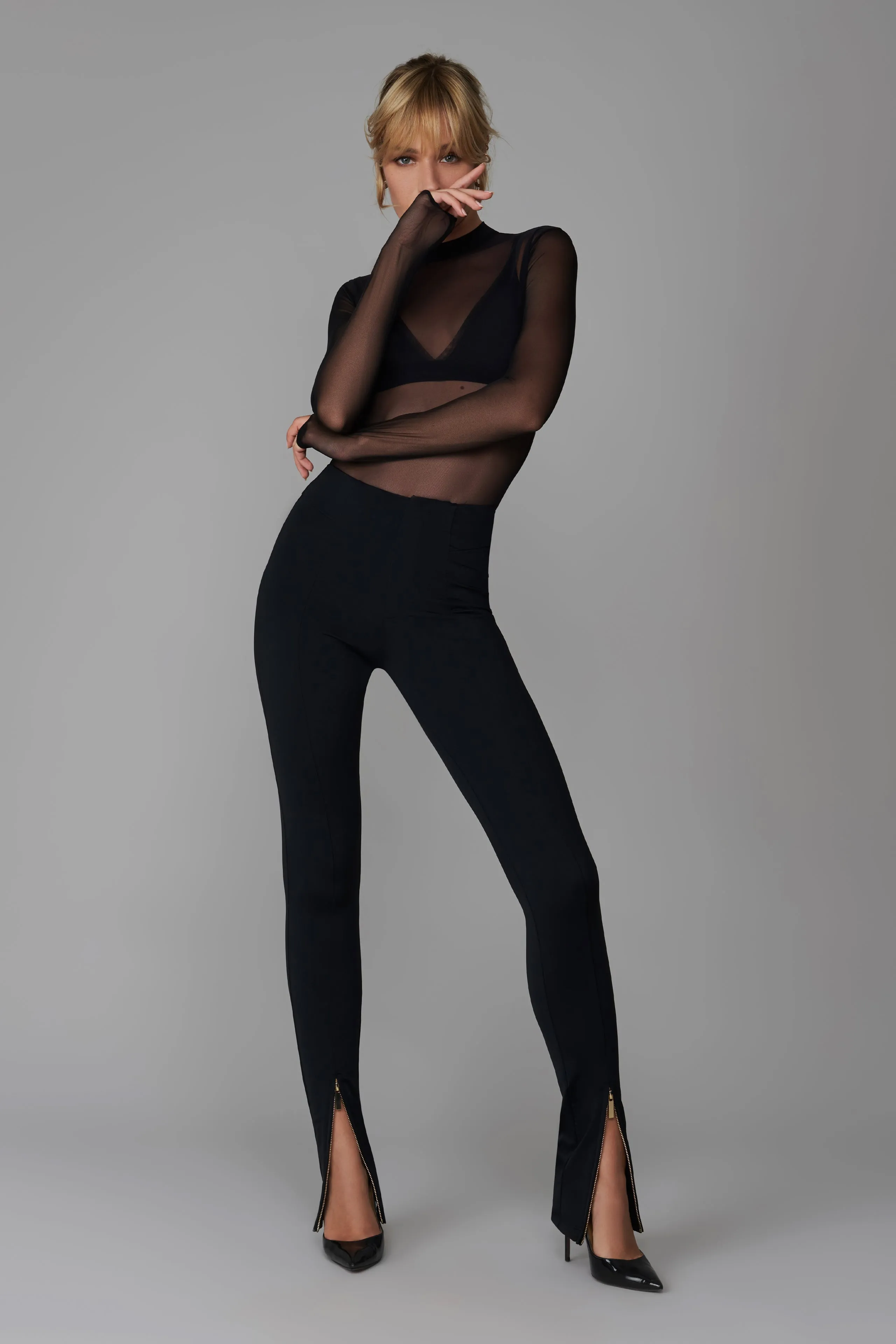 003 Zip trousers - Le Vestiaire