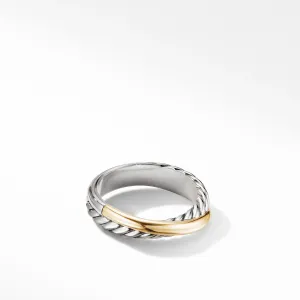 0.14 CTW Two Tone Classical Wedding Band