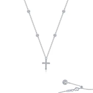 0.41 CTW Cross Necklace