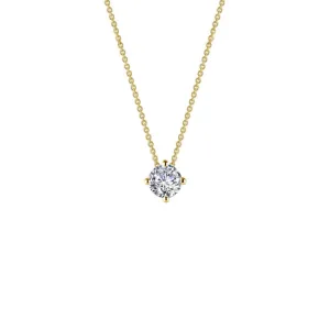 0.65 CTW Solitaire Necklace