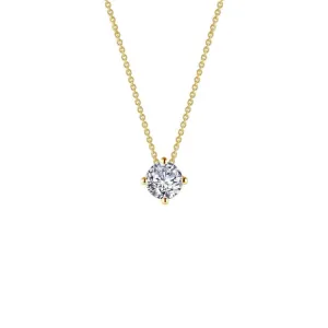 0.85 CTW Solitaire Necklace