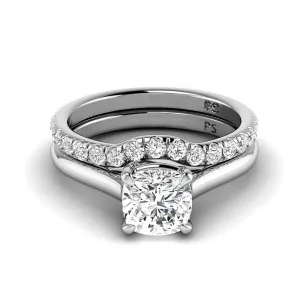 0.90-3.40  CT Round & Cushion Cut Lab Grown Diamonds - Bridal Set