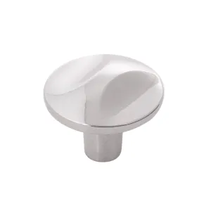 1-1/4 inch (32mm) Diameter Crest Cabinet Knob