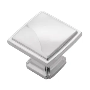 1-1/4 inch (32mm) Square Bridges Cabinet Knob