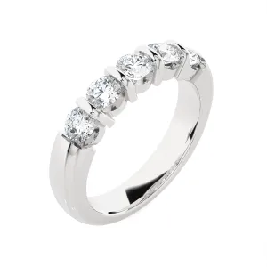 1 3/4 ctw Round Lab Grown Diamond Anniversary Ring