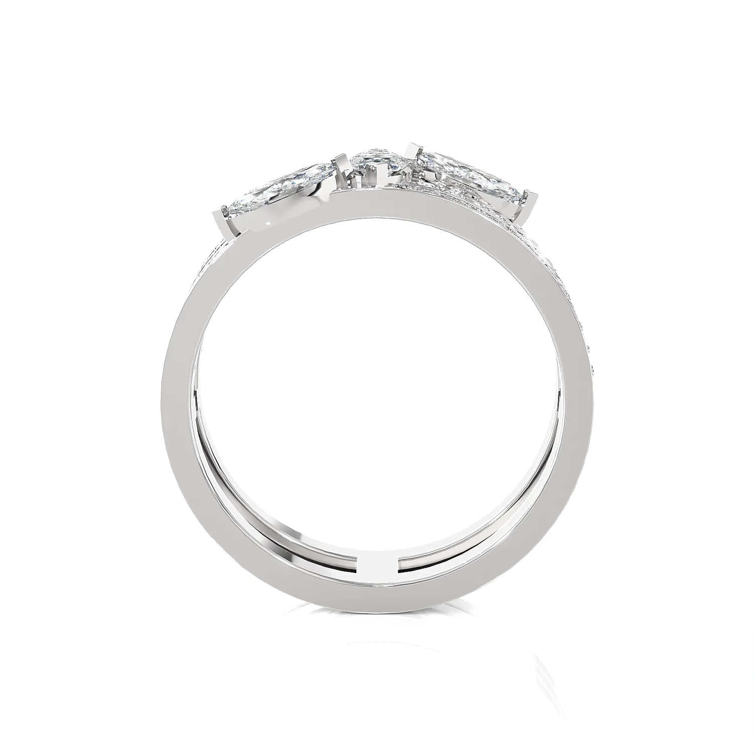 1 ctw Marquise Lab Grown Diamond Ring