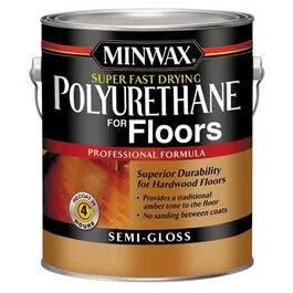 1-Gallon Semi-Gloss Low-VOC Fast-Drying Polyurethane Floor Finish