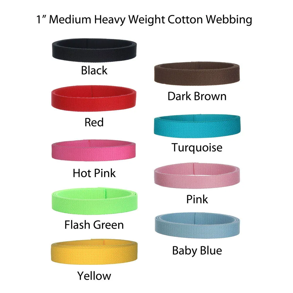 1 Inch Medium Heavy Cotton Webbing