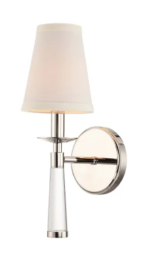 1 Light Polished Nickel Transitional Sconce - C193-8861-PN