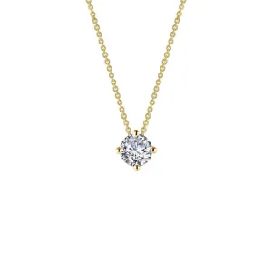 1.0 CTW Solitaire Necklace