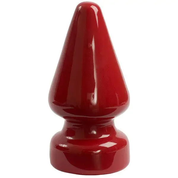 10-inch Doc Johnson Rubber Red Large Butt Plug