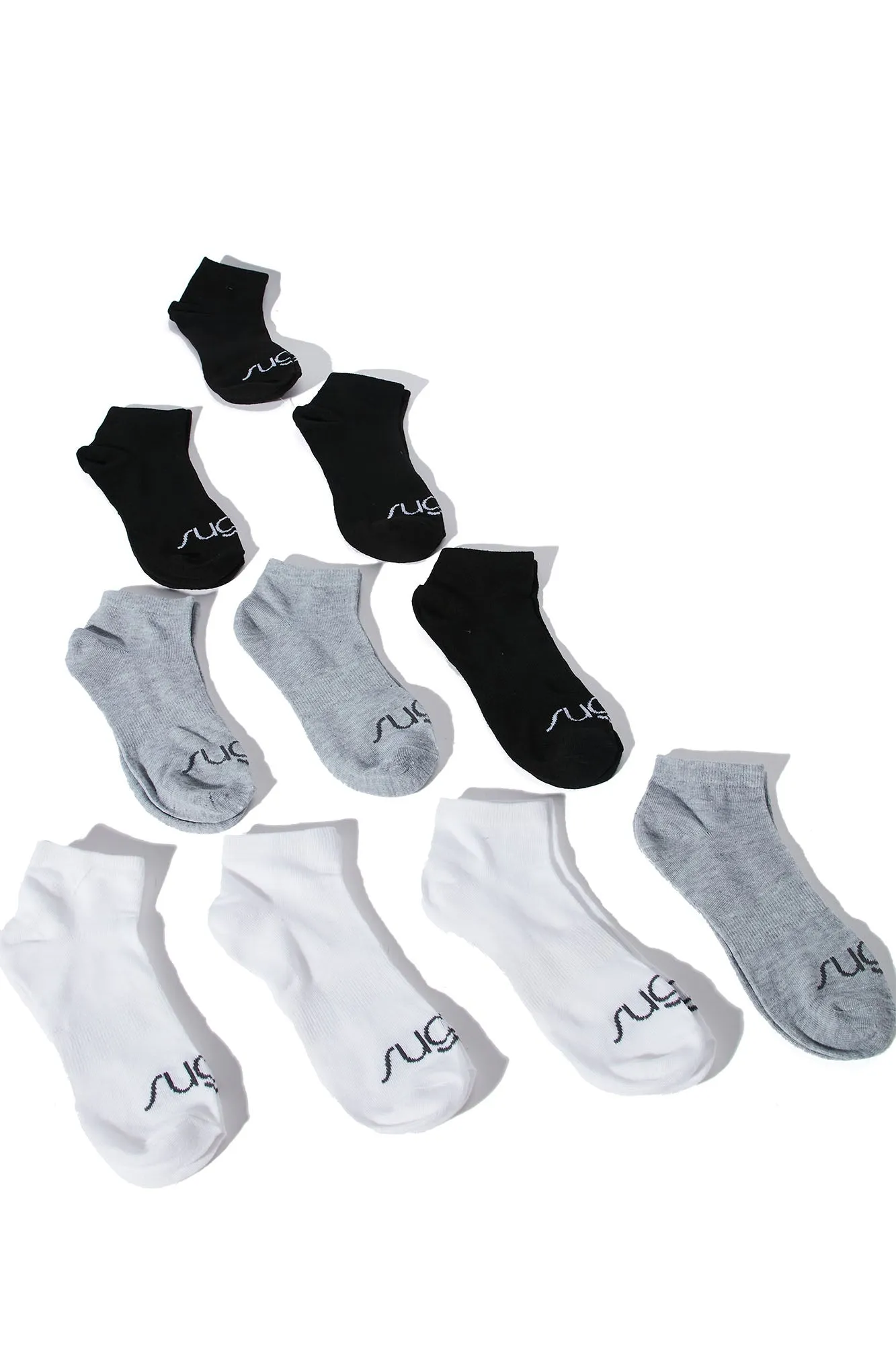 10 Pack Everyday Socks  - Black/combo