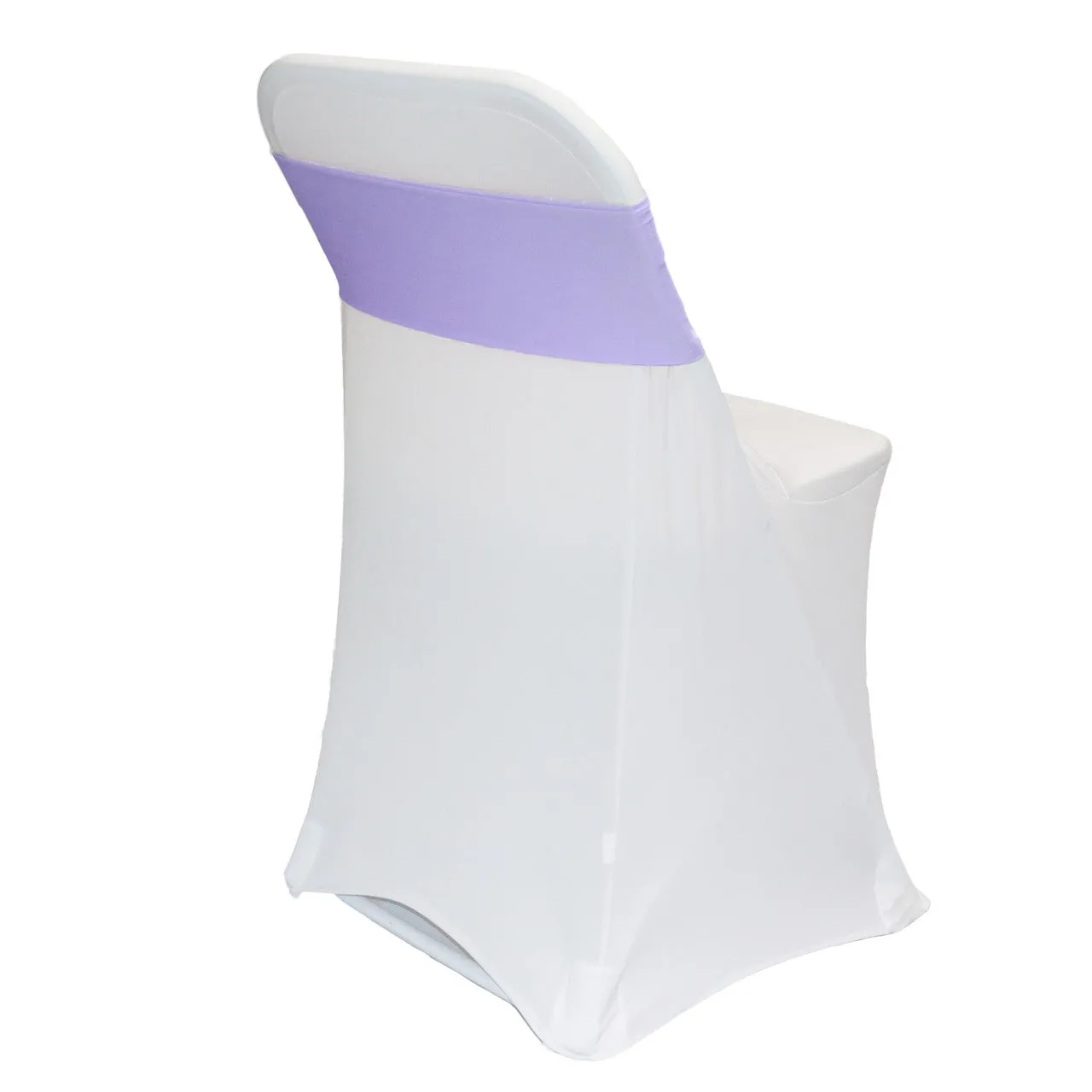 (10 Pack) Spandex Chair Bands in Lavender