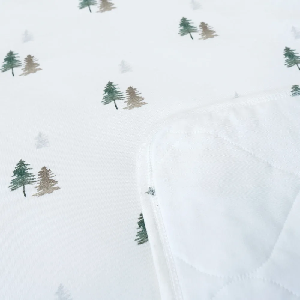 1.0 TOG Child Blanket - Pine Trees/White