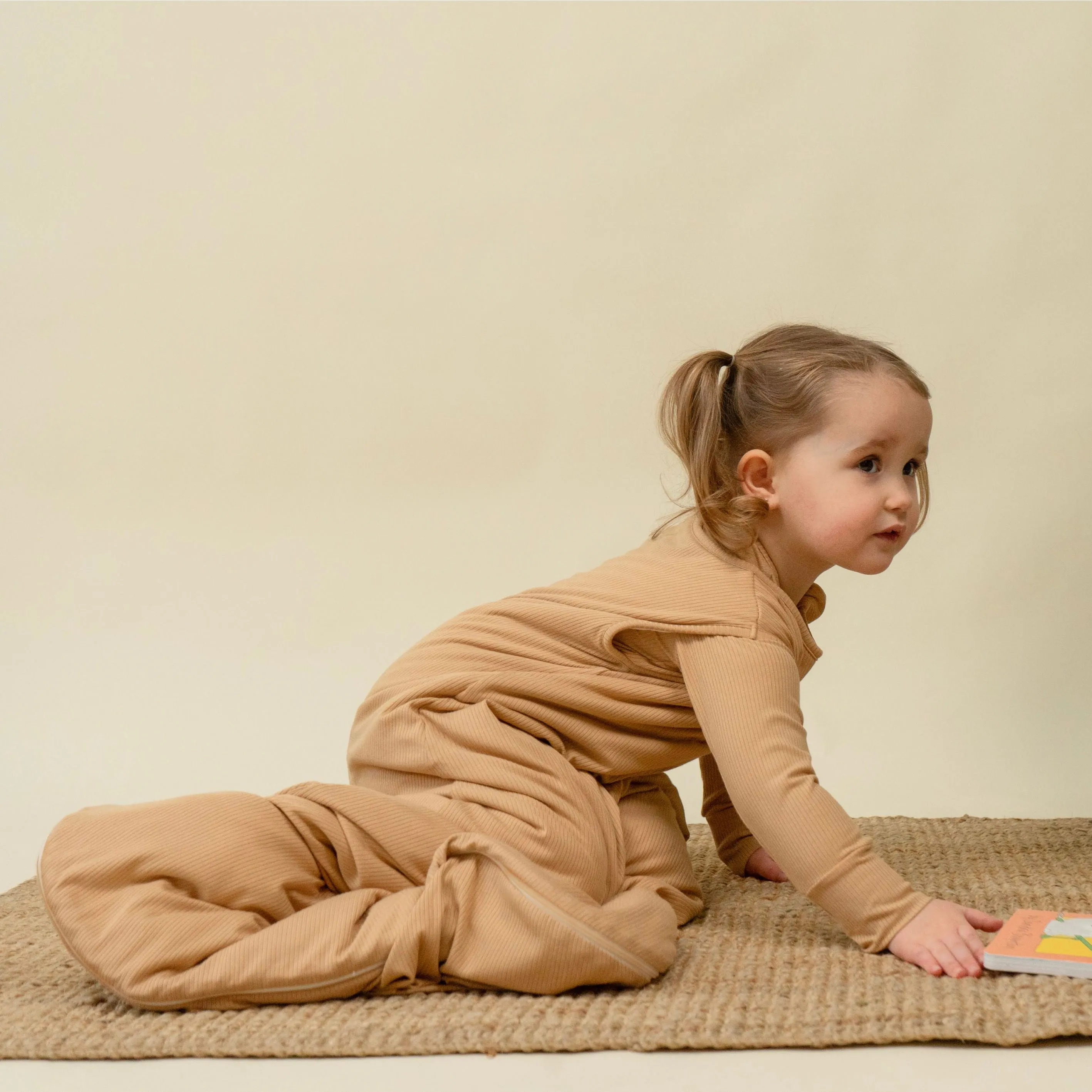 1.0 TOG Ribbed Bamboo Sleep Sack - Amber