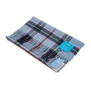 100% Cashmere Wide Tartan Scarf World Peace Tartan