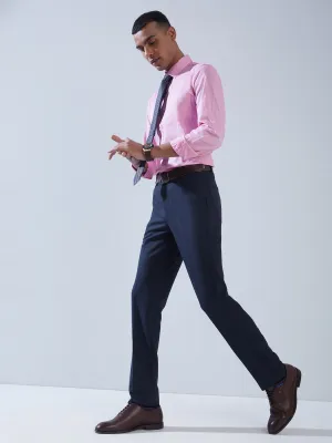 100% Cotton Pink SLIM FIT Full Sleeve Formal Mens Plain Shirt