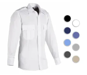 100% Polyester Long Sleeve Uniform Shirt SALE