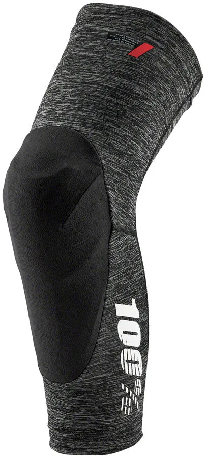 100% Teratec Knee Guards - Gray Heather, Medium