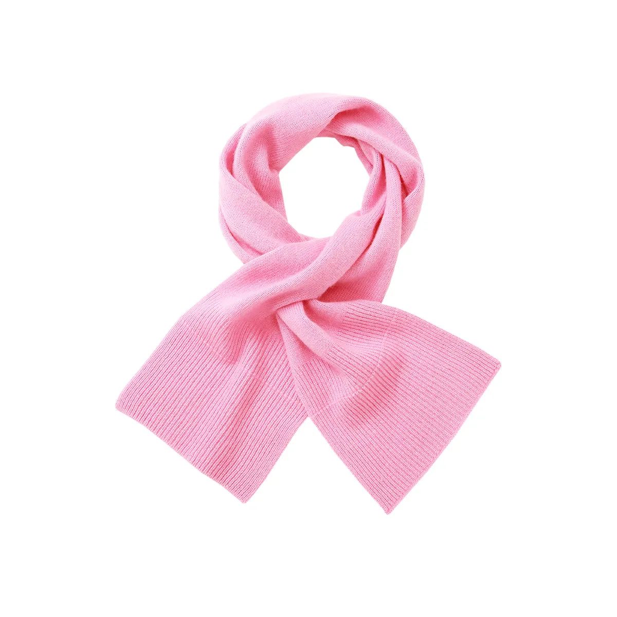 100% Wool Elegant Ribbed Scarves