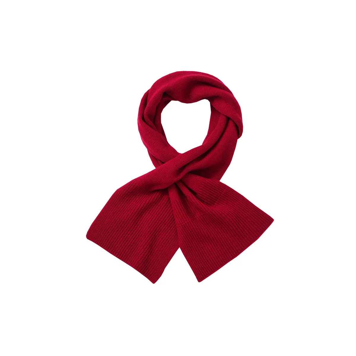 100% Wool Elegant Ribbed Scarves