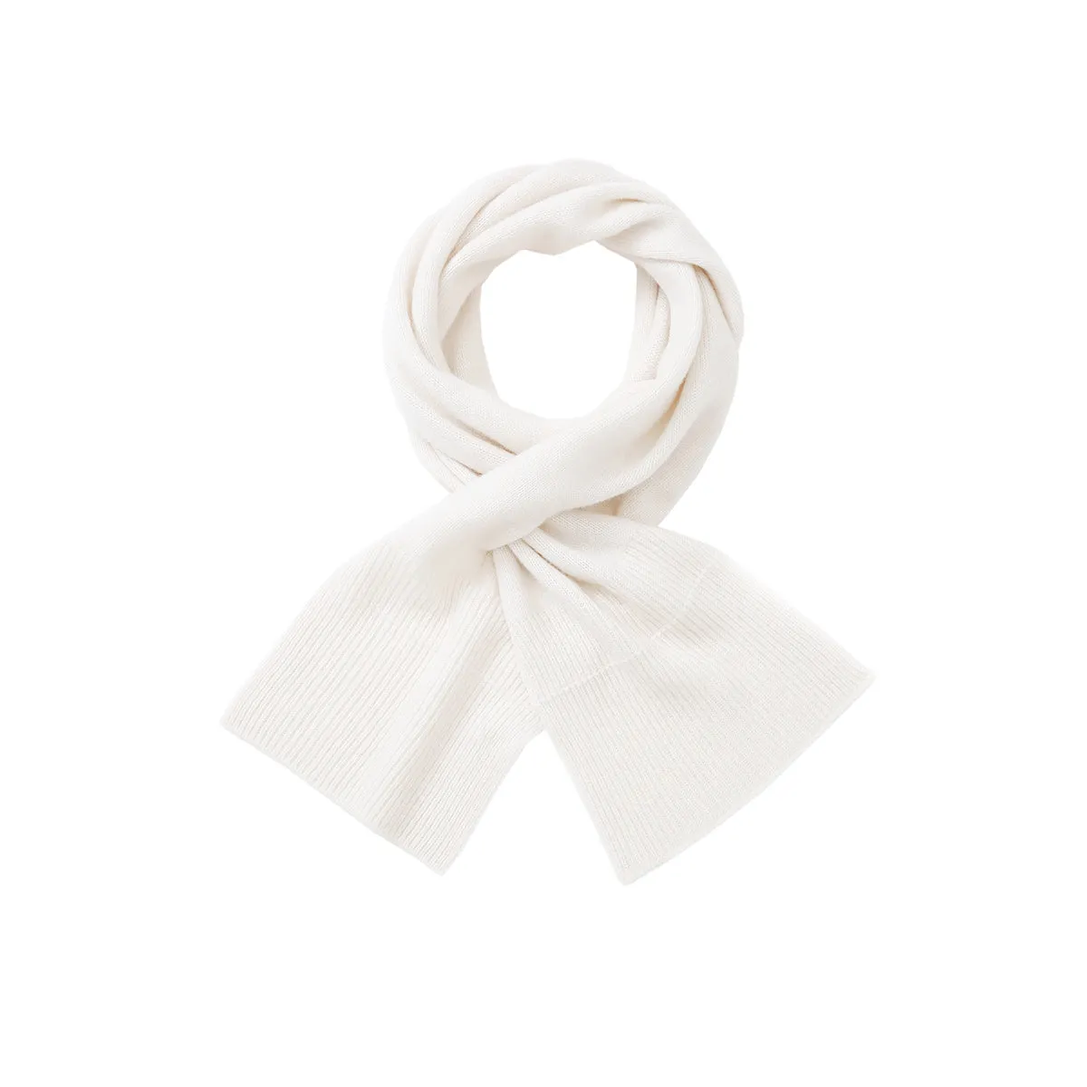 100% Wool Elegant Ribbed Scarves