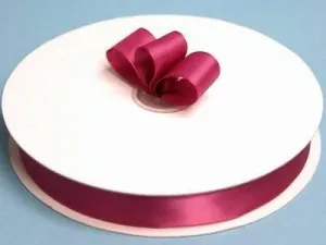 100 Yards 7/8" DIY Burgundy Satin Ribbon Wedding Party Dress Favor Gift Craft