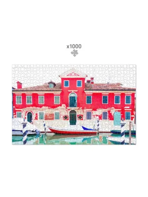 1000 Piece Puzzle in Burano by Jessica Murray