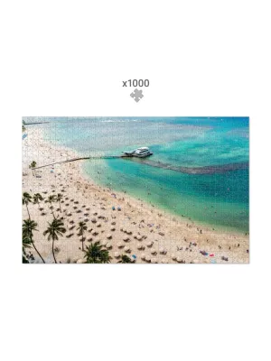 1000 Piece Puzzle in Waikiki Beach by Jessica Murray