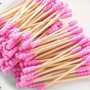 100pc Premium DoubleHeaded Cotton Swabs for Ear Nose and Makeup