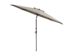 10ft Wind Resistant Sandy Grey Patio Umbrella